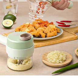 4-in-1 Electric Vegetable Cutter & Chopper Set