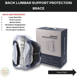 BACK LUMBAR SUPPORT PROTECTION BRACE 