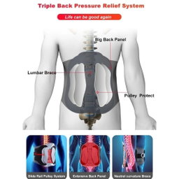 BACK LUMBAR SUPPORT PROTECTION BRACE 