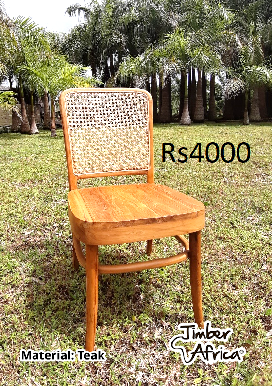 Teak Rattan Chair_0