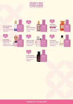 PERFUME PARADISE FOR HER & HIM (10ML/30ML)