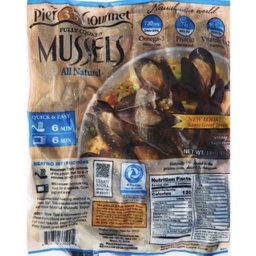 Whole Shell Black Mussel (454g) 