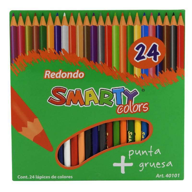 Colores Smarty 24pza. redondos