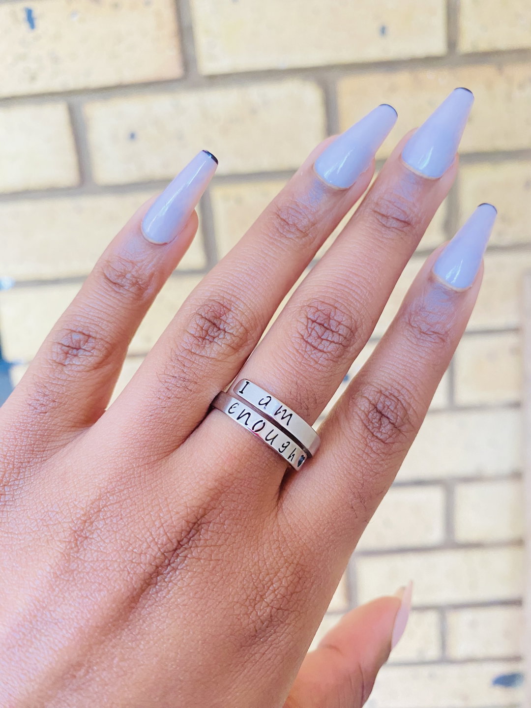 I am enough ring