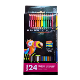 Colores Prismacolor 12pza. (Doble Punta) 12pza.=24colores