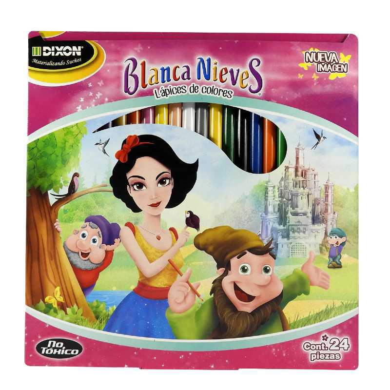 Colores Blanca Nieves 24pza. redondos