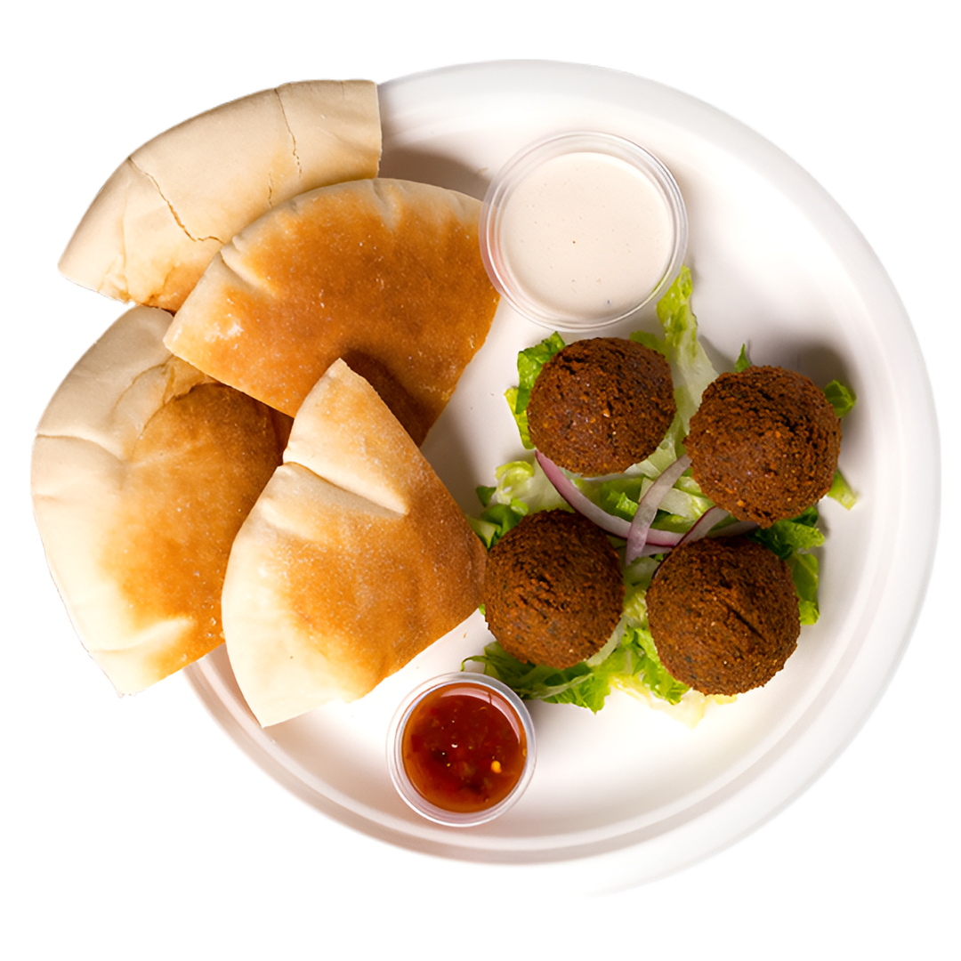 طبق فلافل سادة