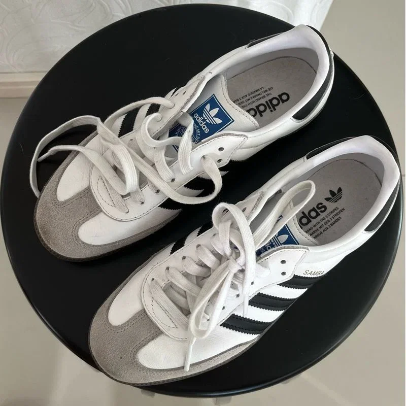Tênis Adidas Samba Branco e Preto - Estilo Clássico para Qualquer Ocasião_1