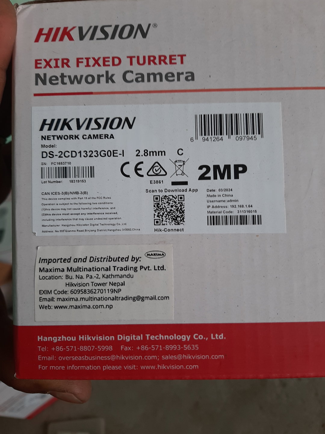 Dome camera
