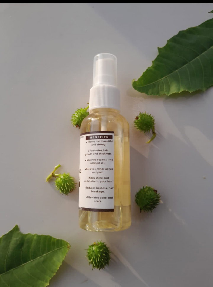Cold Pressed Castor Oil- For thicker, stronger and healthier hair._1