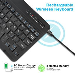 Bluetooth Wireless Keyboard Mini Keyboard For Laptop Tablet Phone Ipad Rechargeable Gaming Keyboard For Android IOS Windows