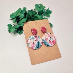 Christmas tree print - Round