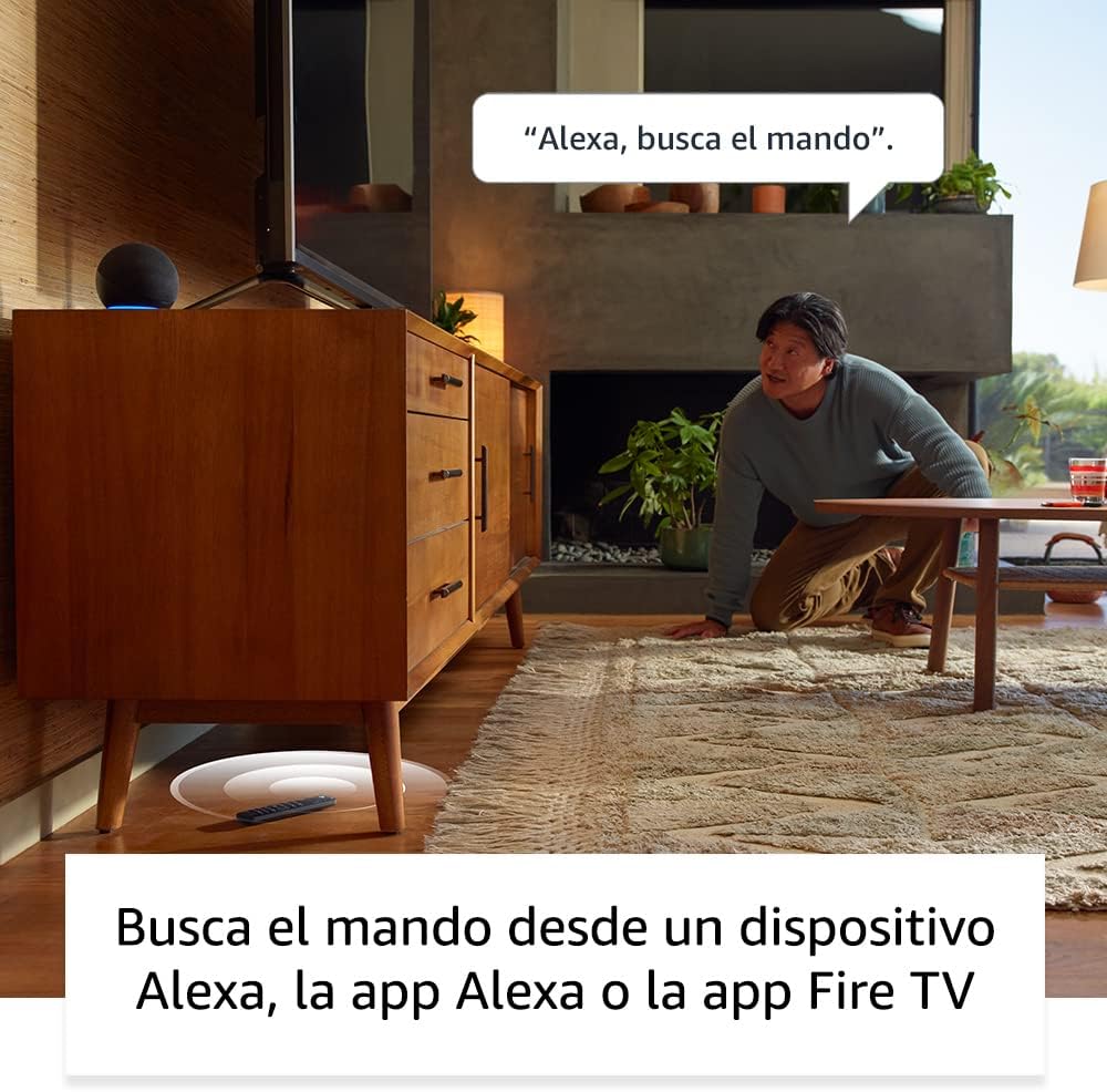Control remoto por voz Alexa Pro con buscador de control remoto, controles de TV y botones retroiluminados_1