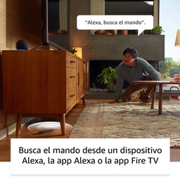Control remoto por voz Alexa Pro con buscador de control remoto, controles de TV y botones retroiluminados