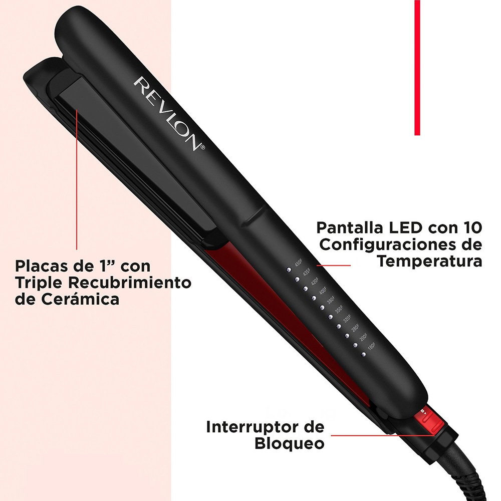 Plancha Revlon SmoothStay con infusión de aceite de coco._2