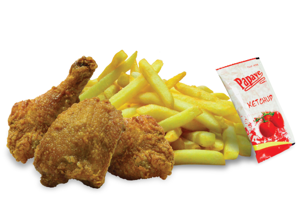 Broasted Chicken Chips without Coleslaw