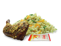 Grilled Chicken Rice without Coleslaw