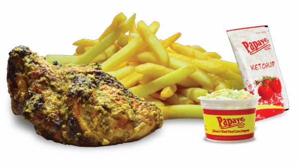 Grilled Chicken Chips with Coleslaw