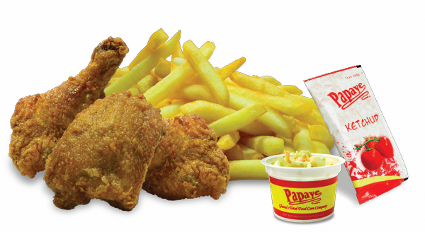 Broasted Chicken Chips with Coleslaw_0