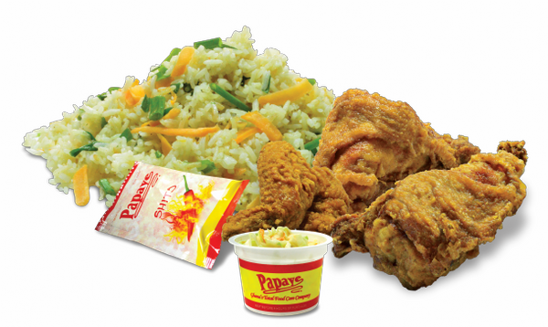 Broasted Chicken Rice with Coleslaw_0