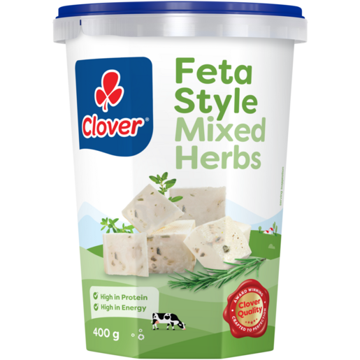 Clover Feta Style Mixed Herbs 400g_0