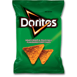 Doritos Sour Cream & Mild Chilli Flavour 145g