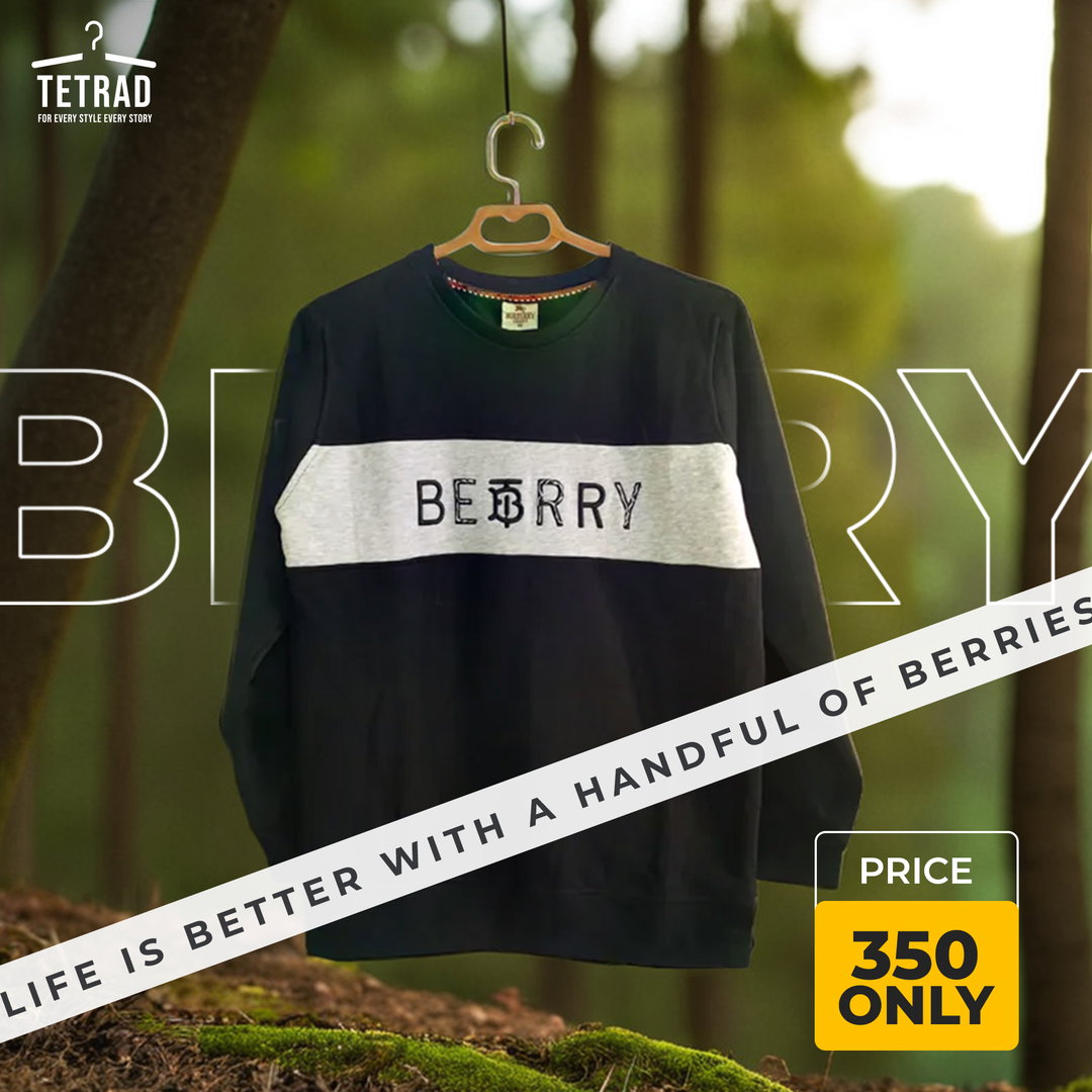 Black Berry Sweatshirt