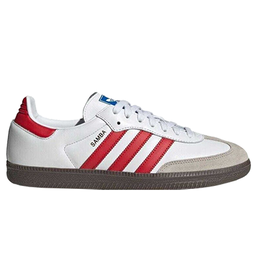 Tênis Adidas Samba Branco e Vermelho - Clássico e Elegante com Toque Vibrante
