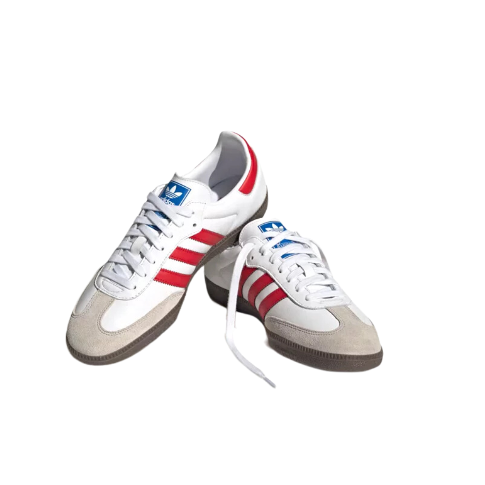 Tênis Adidas Samba Branco e Vermelho - Clássico e Elegante com Toque Vibrante_2