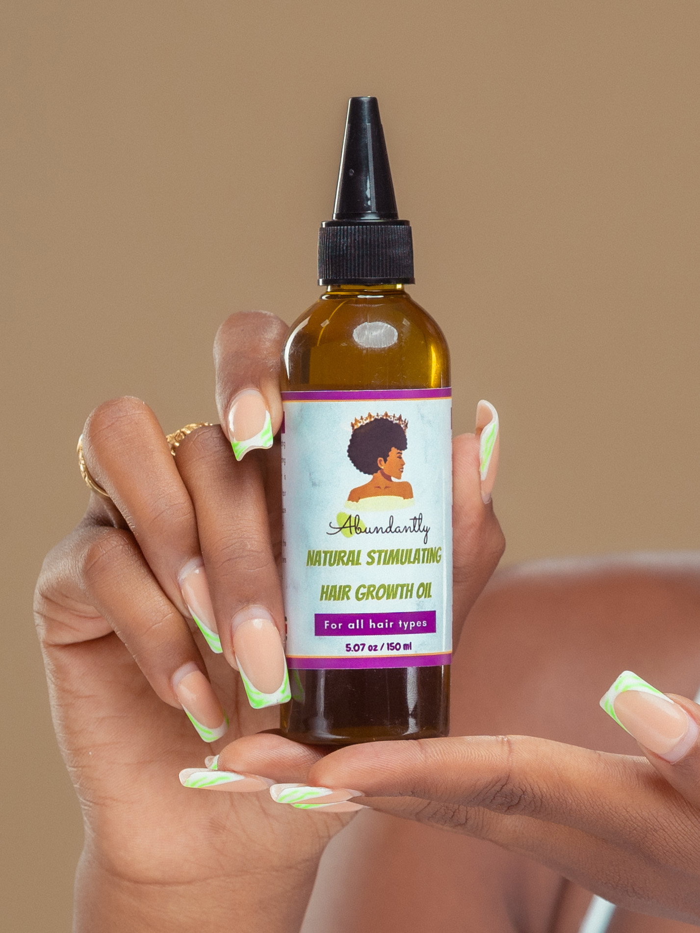 Natural stimulating hair growth oil_0