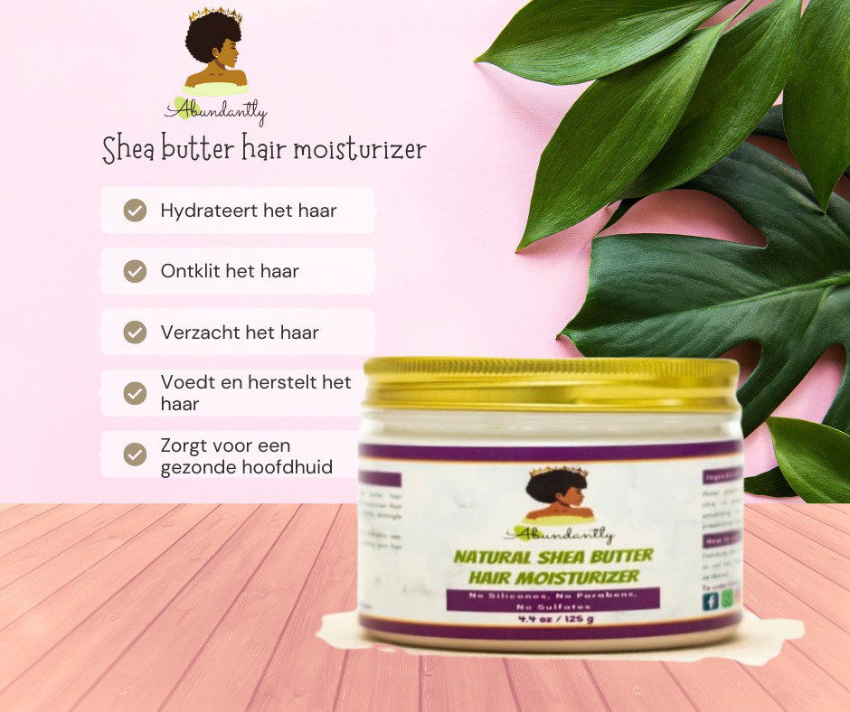 Natural shea butter hair moisturizer 