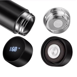  Smart LED Temperature Display Metal Insulation Water Bottle 