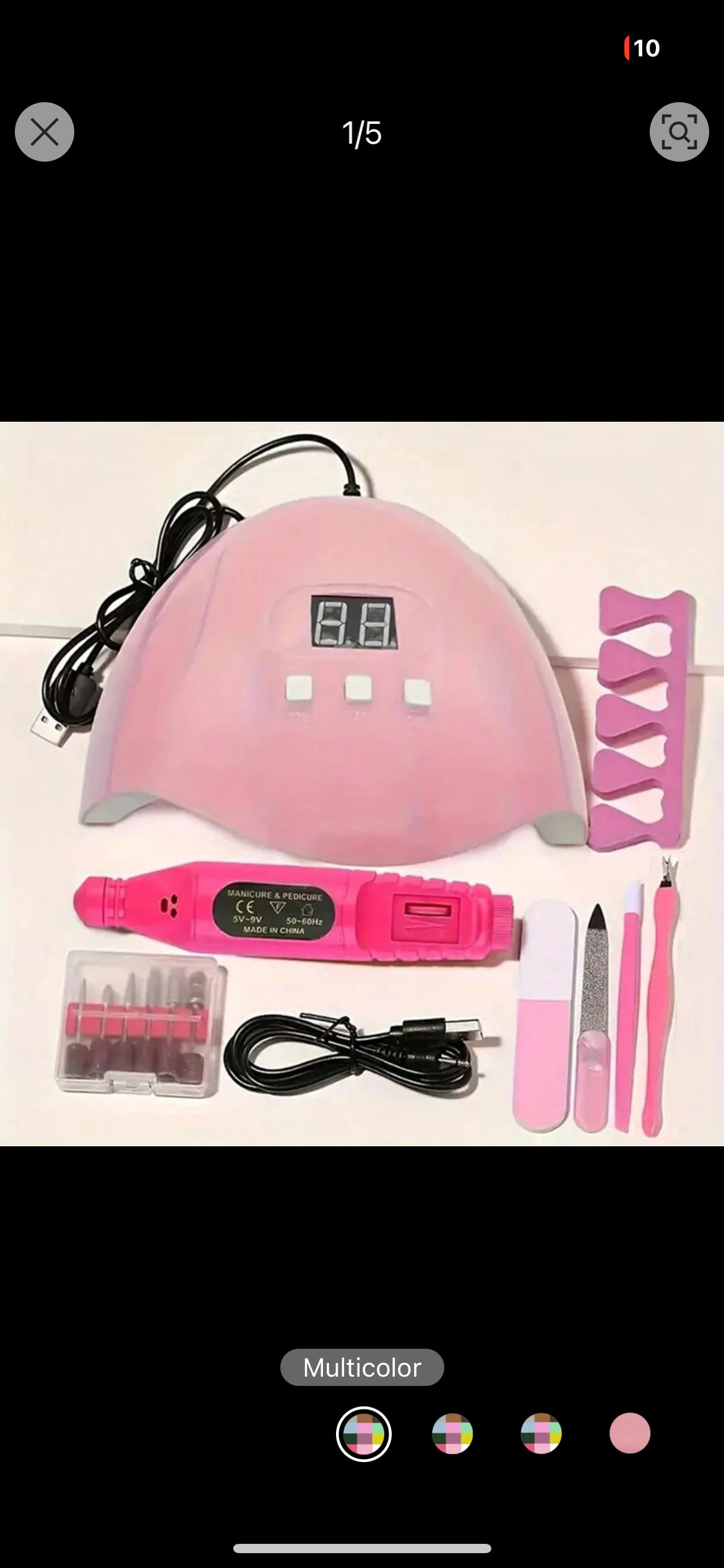 UV nail lamp _0