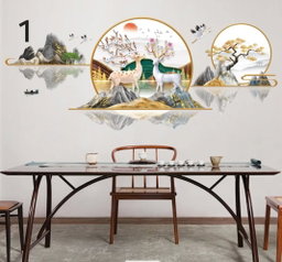 Stickers muraux décoratifs pour intérieur de maison 