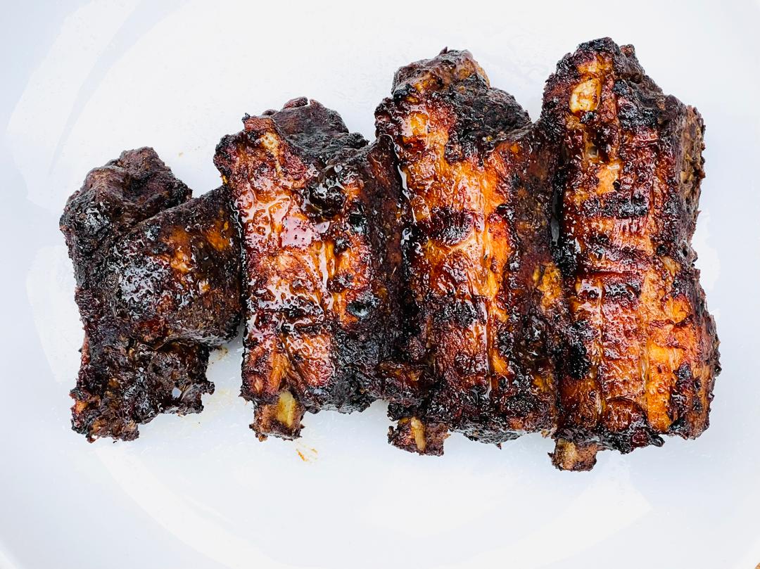 SMOKED BBQ PORK SPARE RIBS_0