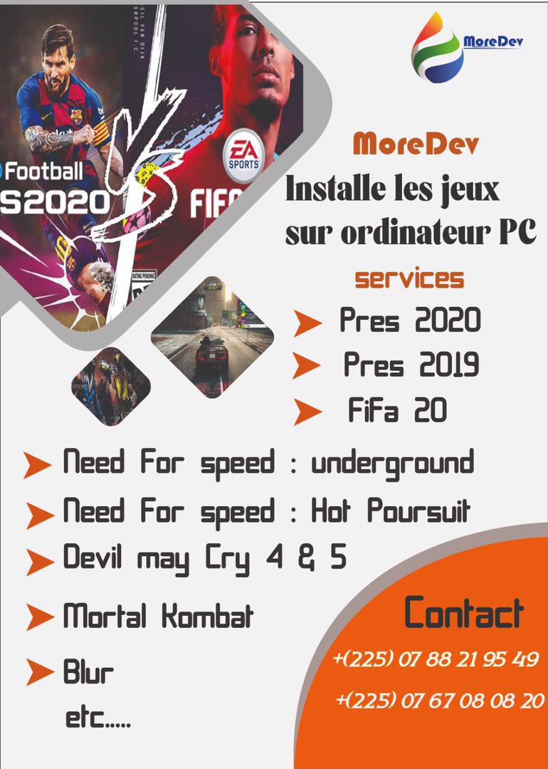 Installations de logiciels & jeux sur PC ( 5000 - 35000F)_1