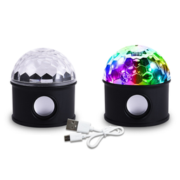  6W LED Disco Light Ball - Rotating Strobe Bulb