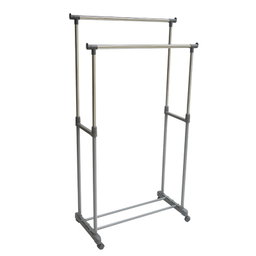  Double Pole Cloth Hanging Rack