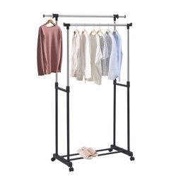  Double Pole Cloth Hanging Rack