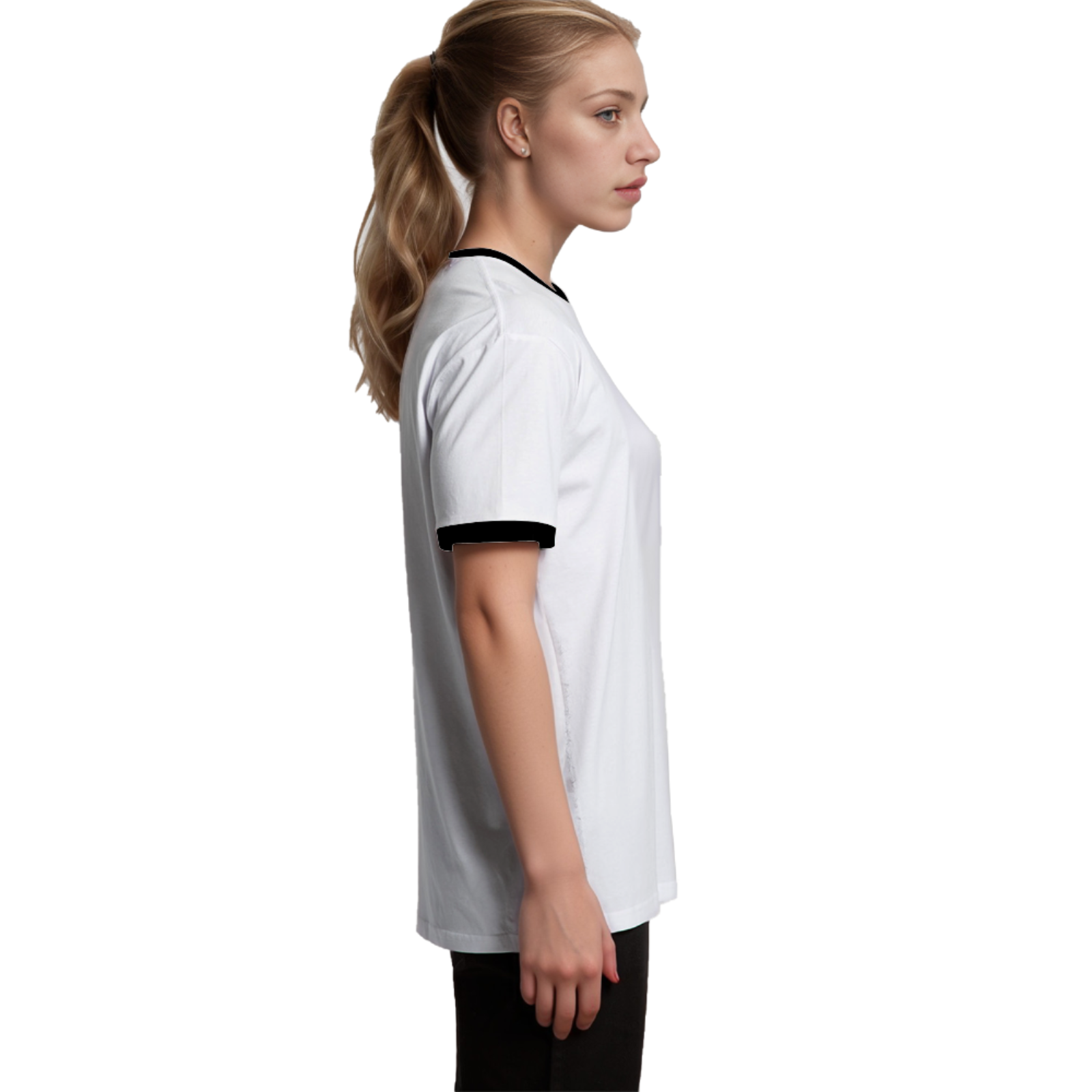 Women's Colorblock Crew Neck Short Sleeve T-Shirt_2