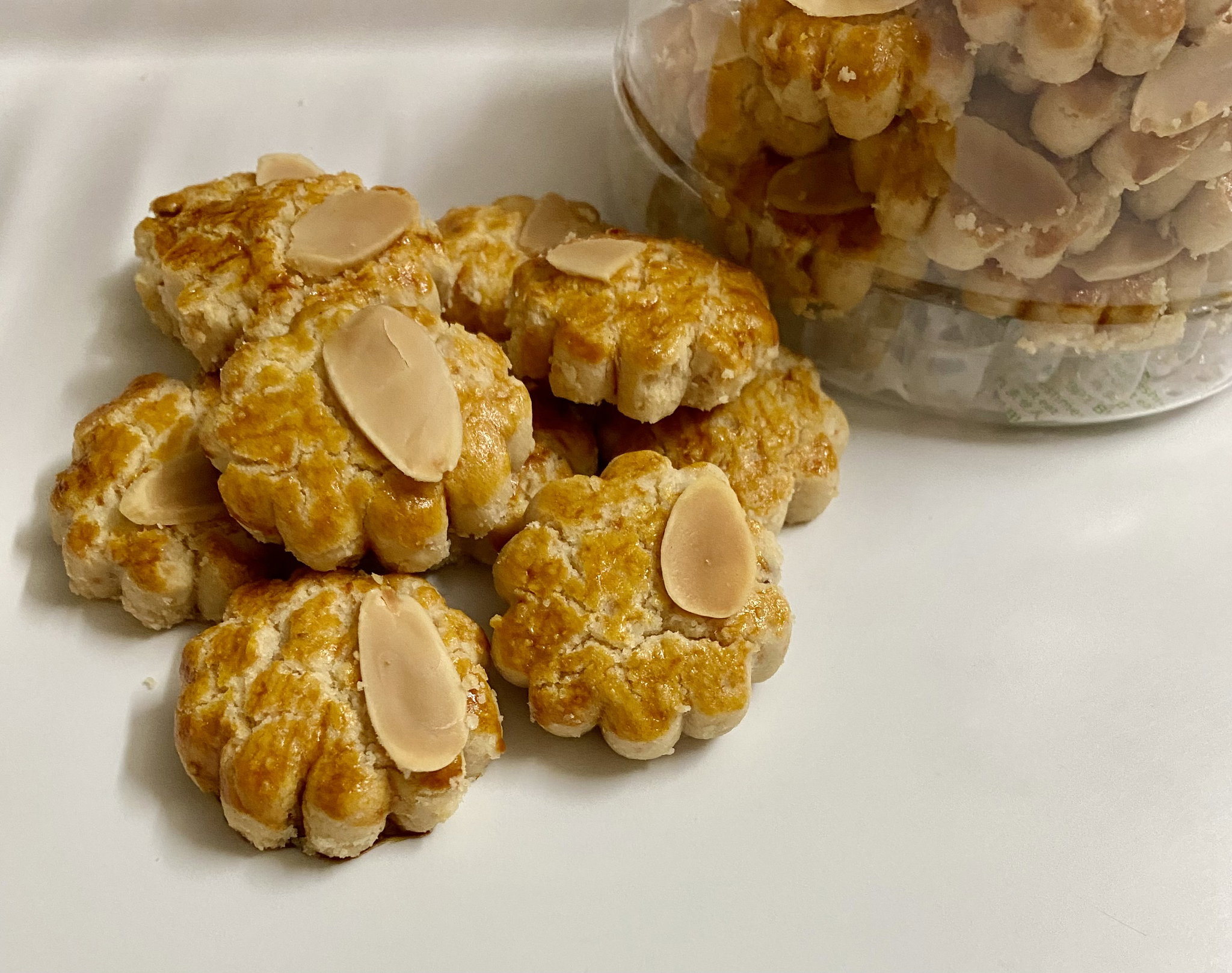 Almond cookies (Flower shape)_1