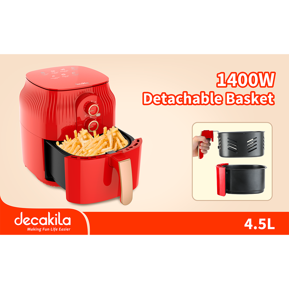 Friteuza 1400W 4.5L KEEC073R Decakila_1