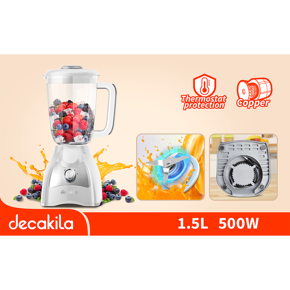 Blender 500W 1.5L KEJB043W Decakila_1