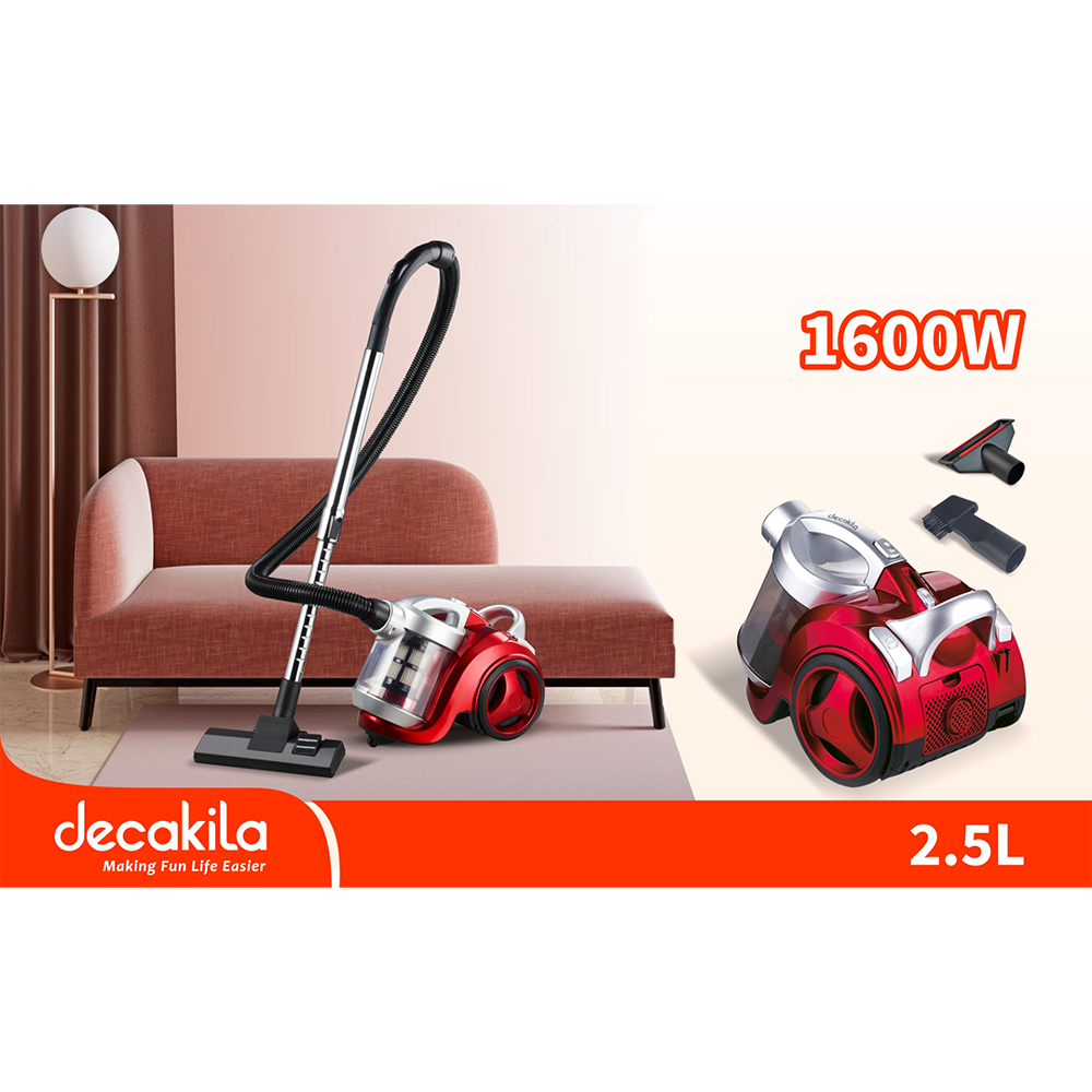 Aspirator de uz casnic 1600W 2.5L CEVC003R Decakila