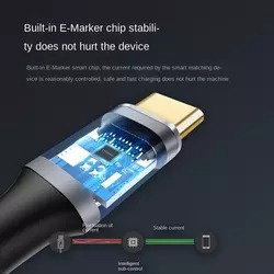  1.0M Type C to Type C Cable For Macbook PD 100W 5A USB 3.1 10Gbps ThunderBolt