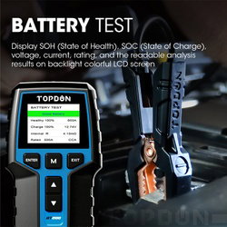 TOPDON BT200 12v 24v AGM GEL EFB Battery Tester Analyzer