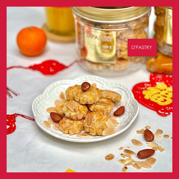 Almond cookies (Flower shape)_0