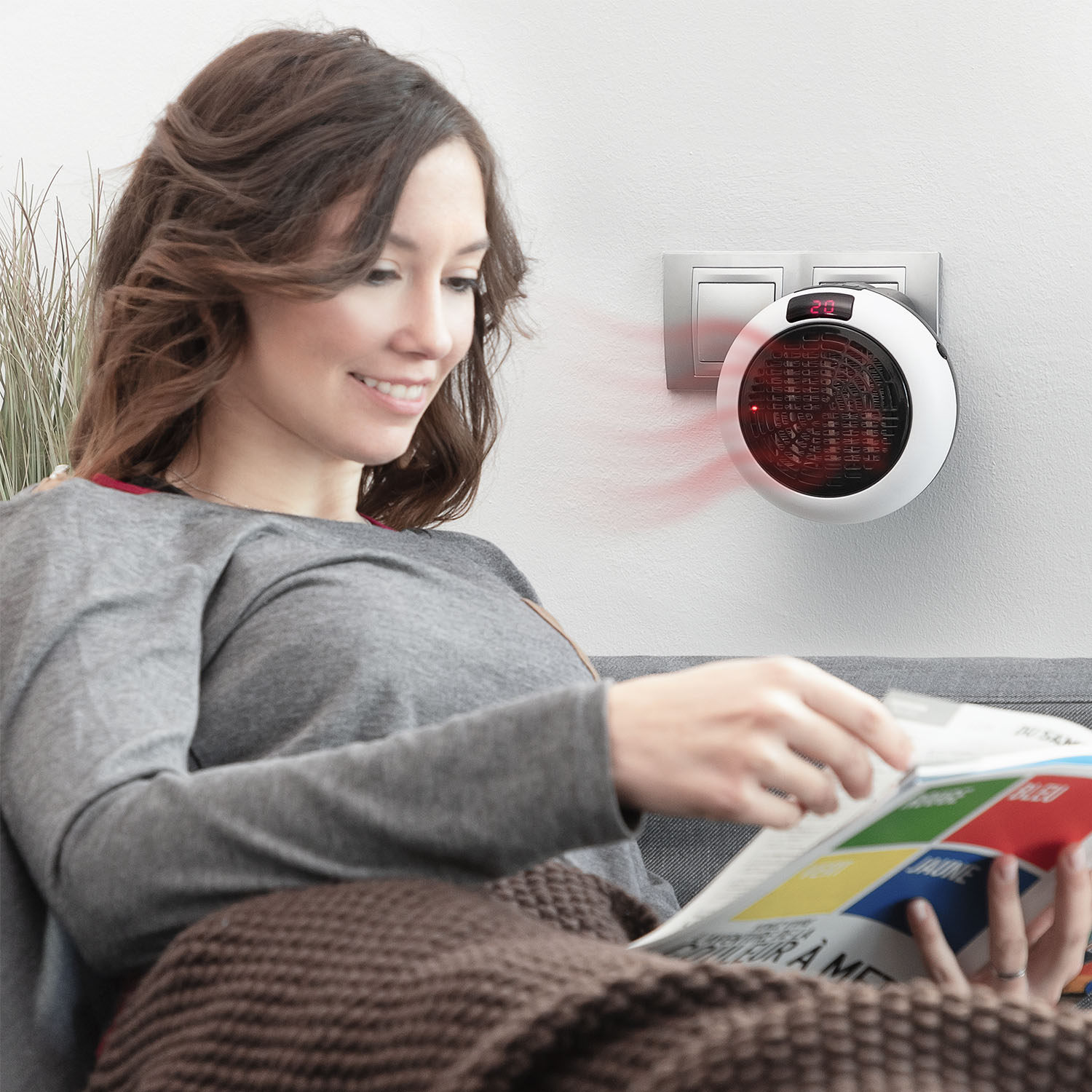 Ceramic Plug  Heater with Remote Control_2