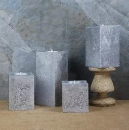 Silver Electronic Candles