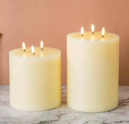 Cream White Electronic Candles